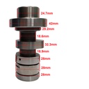 ARBOL DE LEVAS HONDA C125 BIZ STD