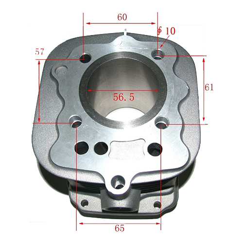 KIT CILINDRO + PISTON HONDA CG TITAN 2002/NXR125 BROS (VARILLERO) STD