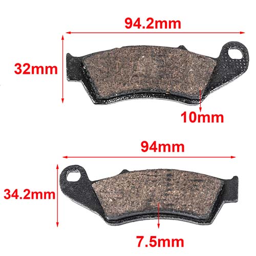 PASTILLAS DE FRENO HONDA XR 250 - NX 150 - NX 400 FALCON / DELANTERA ORA (47)