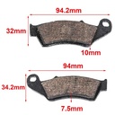 PASTILLAS DE FRENO HONDA XR 250 - NX 150 - NX 400 FALCON / DELANTERA ORA (47)