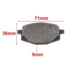 PASTILLAS DE FRENO YAMAHA XRT 350 - YBR 125 CHINO ORA (40)