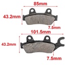PASTILLAS DE FRENO HONDA STORM - CB 190 / DELANTERA ORA (501)