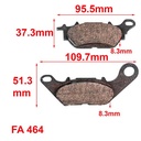 PASTILLAS DE FRENO YAMAHA NEW CRYPTON ORA (506)