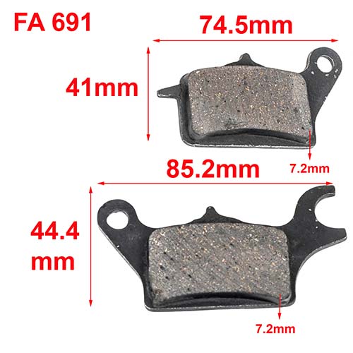 PASTILLAS DE FRENO YAMAHA SZ 150 RR ORA (515)