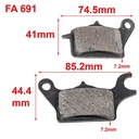 PASTILLAS DE FRENO YAMAHA SZ 150 RR ORA (515)