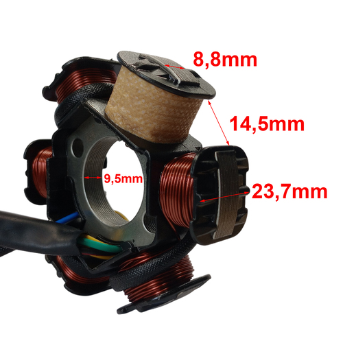 ESTATOR GILERA SMASH 110 M/V (6 PUNTAS) STD