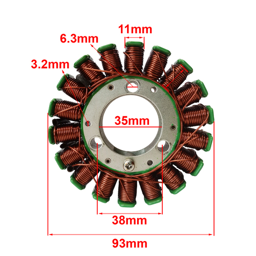 ESTATOR HONDA CBX250 TWISTER/XR250 TORNADO STD