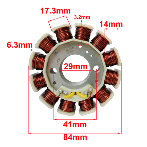 ESTATOR BAJAJ ROUSER NS160 SINGLE DISC STD