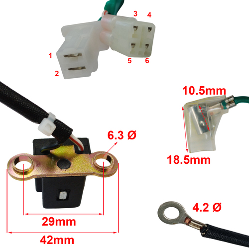ESTATOR BAJAJ ROUSER NS160 SINGLE DISC STD