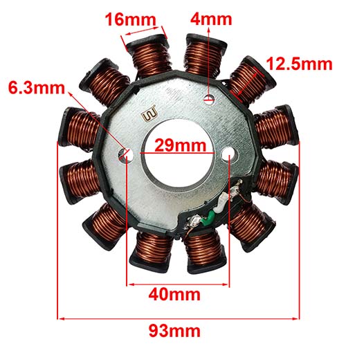 ESTATOR HONDA C125 BIZ (2009-2012) STD
