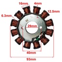 ESTATOR HONDA C125 BIZ (2009-2012) STD