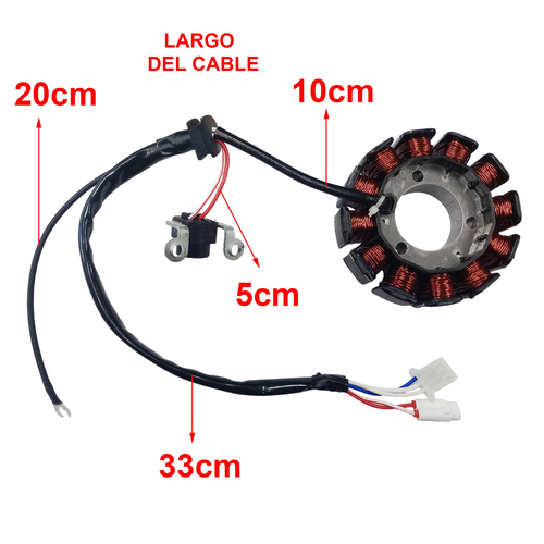 ESTATOR YAMAHA XTZ 125 (12 BOBINAS) M/N STD