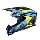 CASCO JUST1 J39 REVO BLUE FLUO YELLOW BLACK GLOSS M