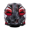 CASCO JUST1 J39 REVO RED WHITE BLACK GLOSS L