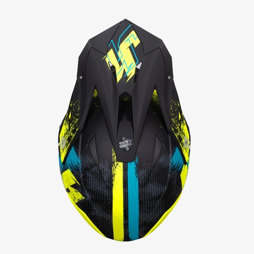 CASCO JUST1 J39 STORM BLUE FLUO YELLOW BLACK S