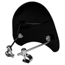 PARABRISAS NEGRO UNIVERSAL FARO REDONDO PRO CON SOPORTES HERITAGE MTC (NAC)