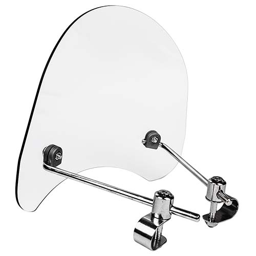 PARABRISAS TRANSPARENTE UNIVERSAL FARO REDONDO PRO CON SOPORTES HERITAGE MTC (NAC)