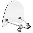 PARABRISAS TRANSPARENTE UNIVERSAL FARO REDONDO PRO CON SOPORTES HERITAGE MTC (NAC)