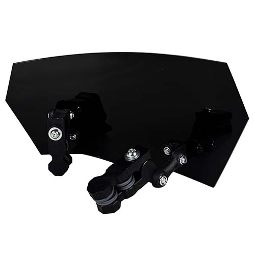 DEFLECTOR DE PARABRISAS NEGRO UNIVERSAL CON SOPORTE PHANTOM MTC (NAC)