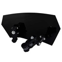 DEFLECTOR DE PARABRISAS NEGRO UNIVERSAL CON SOPORTE PHANTOM MTC (NAC)