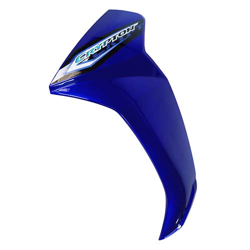 CUBRE PIERNA EXTERIOR YAMAHA NEW CRYPTON 110 AZUL LADO IZQUIERDO MTC