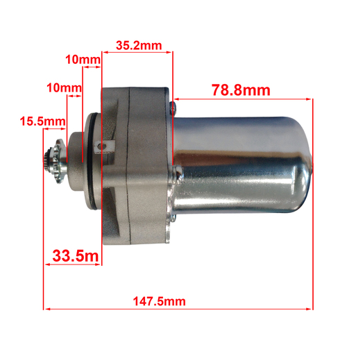 MOTOR DE ARRANQUE GILERA SMASH 110 STD
