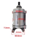 MOTOR DE ARRANQUE HONDA STORM 125/ZANELLA RX 150 STD