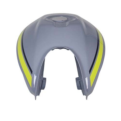 TANQUE DE NAFTA MOTOMEL NEW S2 150 TUBULAR GRIS C/TAPA  OEM