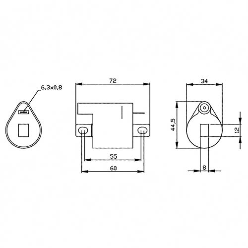 BOBINA DE IGNICION SECA POTENCIADA DZE (4081)