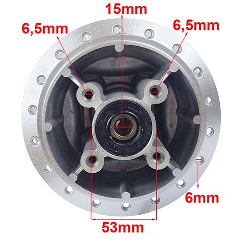 MAZA TRASERA MOTOMEL SKUA 250 BASE OLD OEM