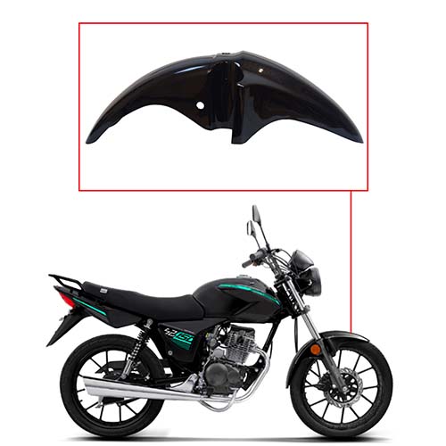 GUARDABARRO DEL. MOTOMEL NEW S2 TUBULAR NEGRO MY23 OEM