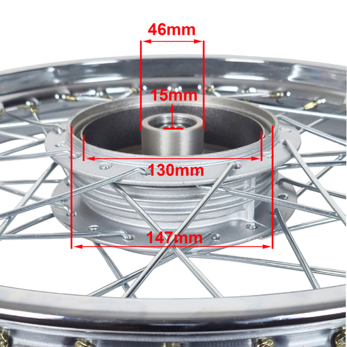 ARO DE LLANTA COMPLETO TRAS. YAMAHA YBR 125 STD
