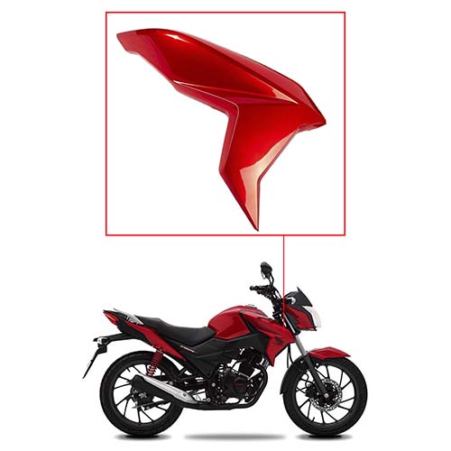 CACHA LATERAL TANQUE HONDA CB125F TWISTER ROJO LADO DERECHO MTC
