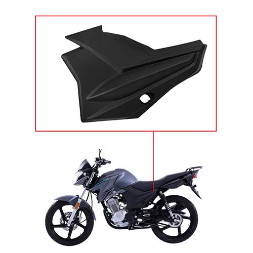 CACHA LATERAL YAMAHA YBR125Z NEGRO LADO IZQUIERDO MTC
