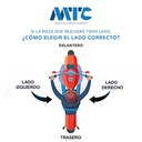 CACHA LATERAL SUZUKI AX100 AZUL LADO DERECHO MTC