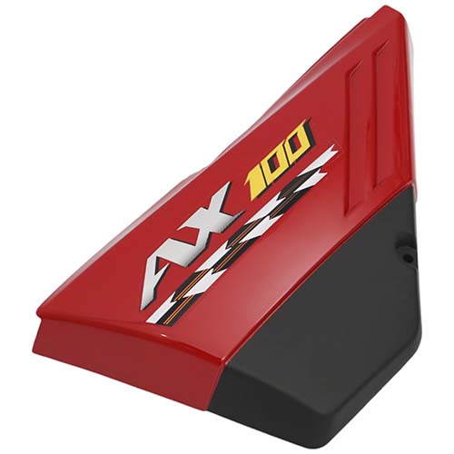 CACHA LATERAL SUZUKI AX100 ROJO LADO IZQUIERDO MTC