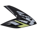 CACHA LATERAL TANQUE SUZUKI GIXXER 150 (2019-2025) NEGRO LADO DERECHO MTC