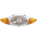 FAROL DEL. (OPTICA) HONDA C100 BIZ/GUERRERO TRIP (GIRO NARANJA) MTC EXCLU