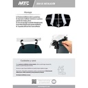 DEFLECTOR DE PARABRISAS NEGRO UNIVERSAL CON SOPORTE PHANTOM MTC (NAC)
