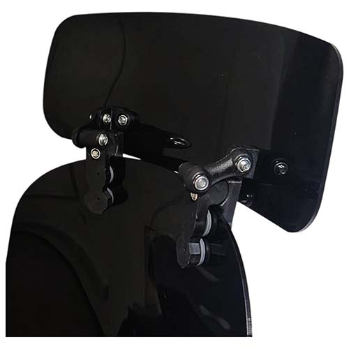 DEFLECTOR DE PARABRISAS NEGRO UNIVERSAL CON SOPORTE EDGE MTC (NAC)