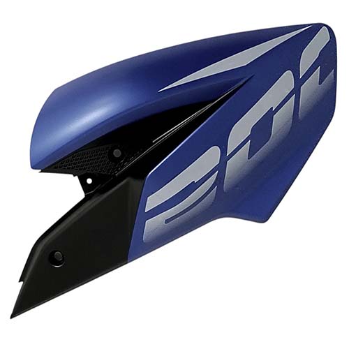 CACHA LATERAL TANQUE BAJAJ ROUSER NS200 (2024) AZUL LADO DERECHO MTC