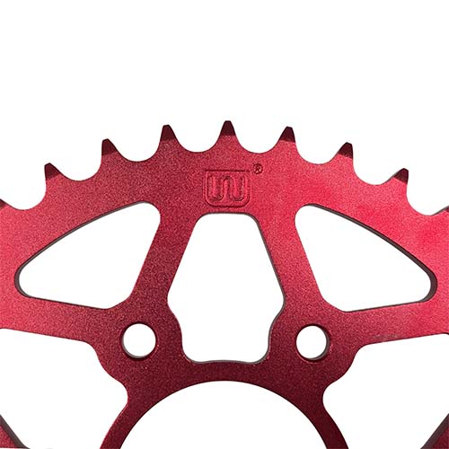 CORONA (SOLA) DE TRANSMISION ALUMINIO ROUSER 200NS ROJO 520-39T STD EXCLU