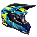 CASCO JUST1 J39 REVO BLUE FLUO YELLOW BLACK GLOSS L