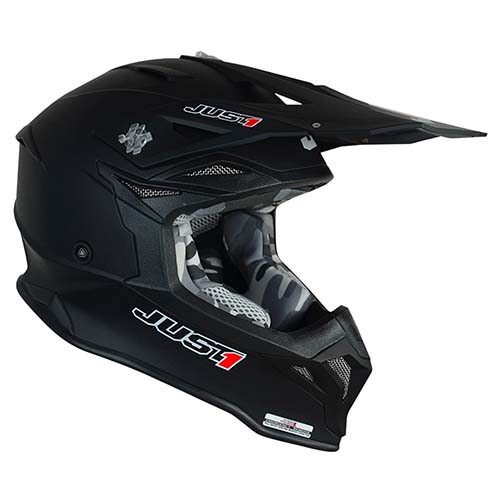 CASCO JUST1 J39 SOLID BLACK MATT M