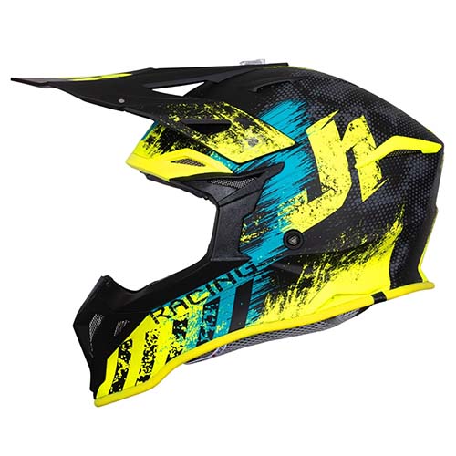CASCO JUST1 J39 STORM BLUE FLUO YELLOW BLACK XL