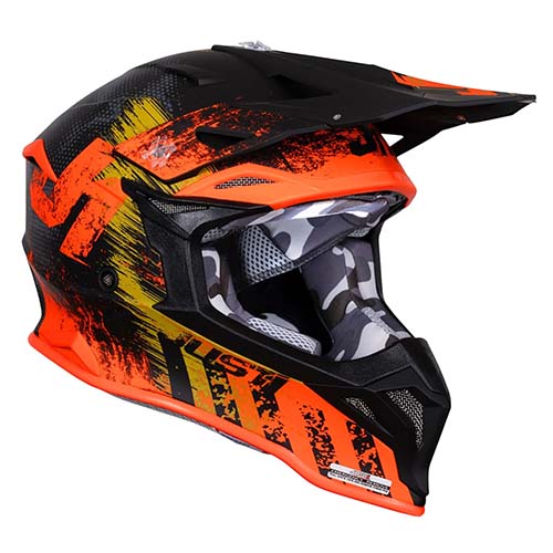 CASCO JUST1 J39 STORM ORANGE SAND BLACK M
