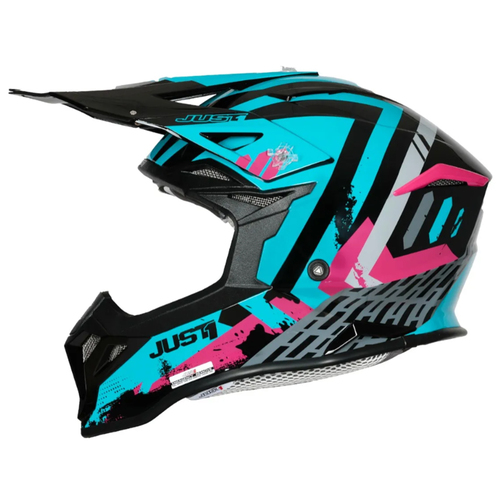 CASCO JUST1 J39 MARSHALL TEAL/BLACK/PINK MATT M