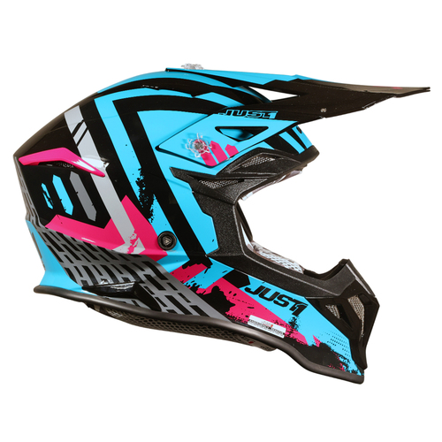 CASCO JUST1 J39 MARSHALL TEAL/BLACK/PINK MATT S