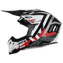 CASCO JUST1 J39 MARSHALL WHITE/RED/BLACK GLOSS S