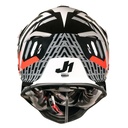 CASCO JUST1 J39 MARSHALL WHITE/RED/BLACK GLOSS S